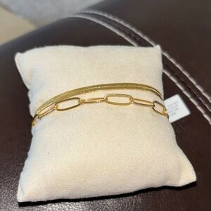 Chic Gold Link Bracelet